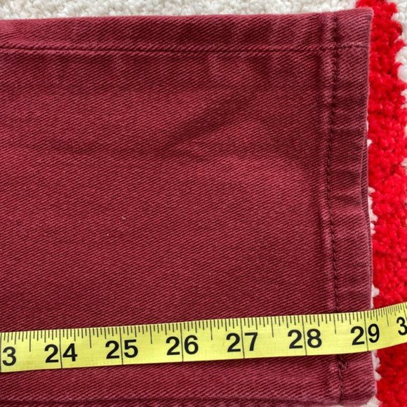 Men's Levi's 511 Classic Straight Leg Red  White Tab Premium Denim Jeans - Picture 9 of 10